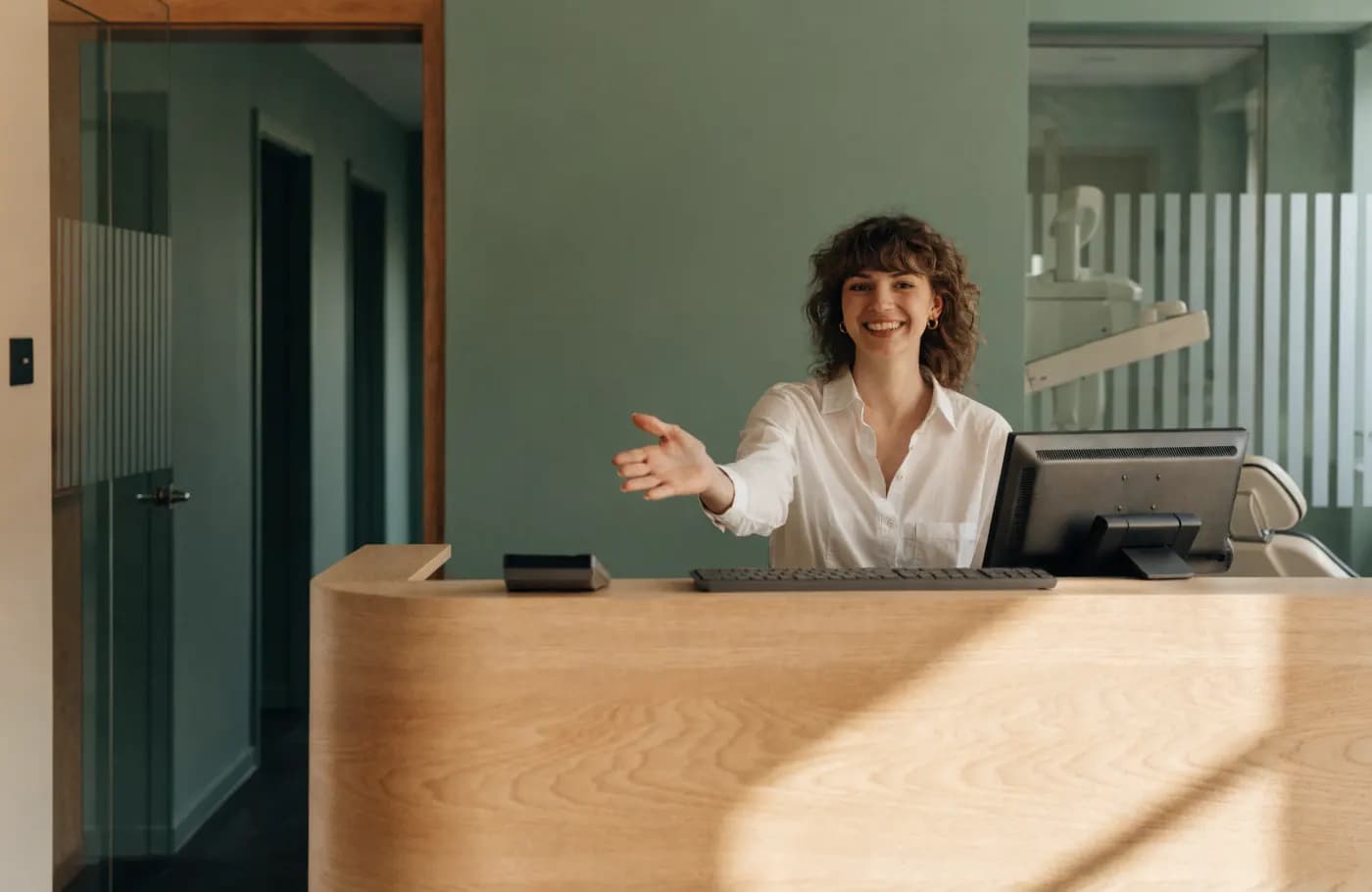 Our reception team